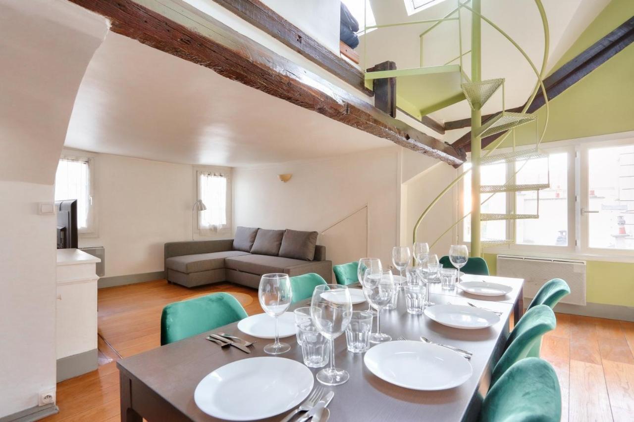 Appartement Quartier Opera Paris Bagian luar foto